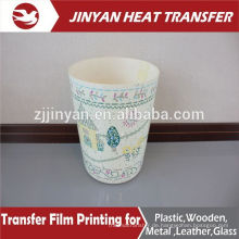 heat transfer label for plastic pail
